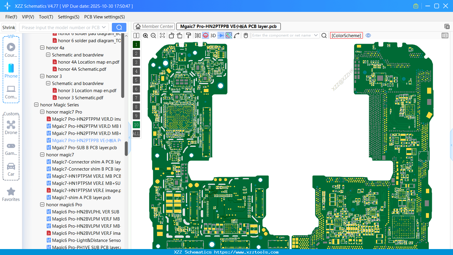 Honor Mgaic7 Pro-HN2PTPPB VE╨б░хA PCB Layer
